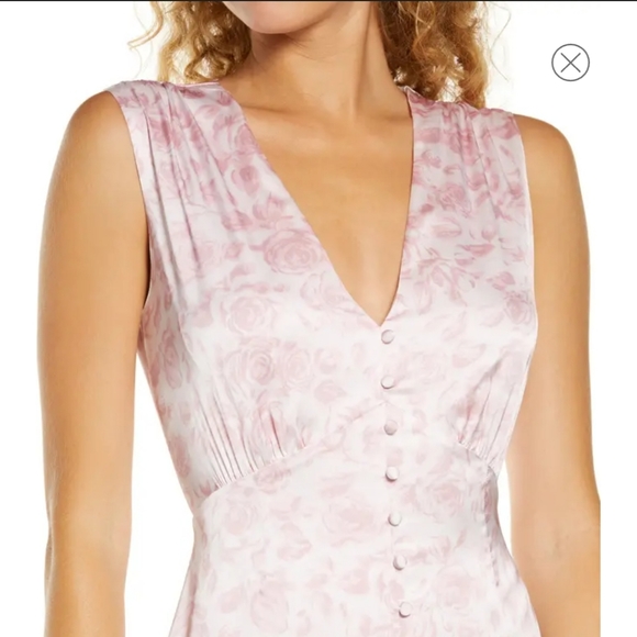 WAYF The Francis Satin Dress - Picture 3 of 12